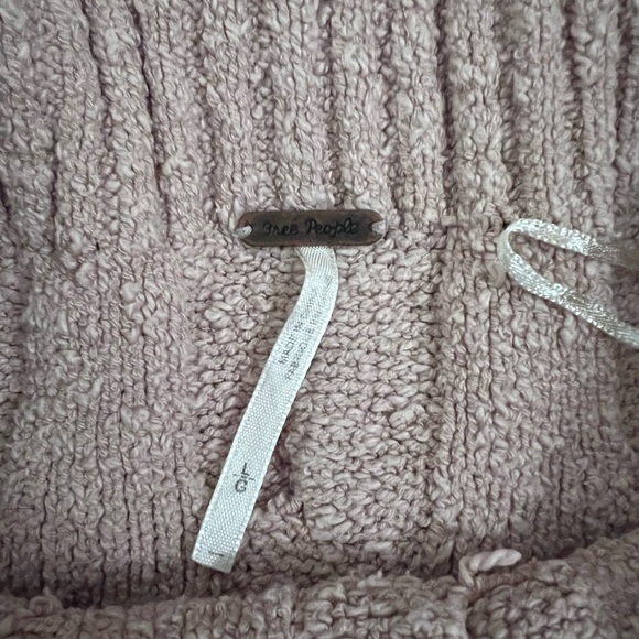Free People Cowl Neck Sweater - Light Pink - Picture 2 of 6
